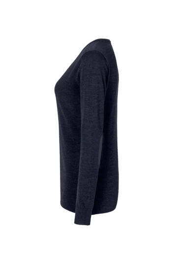 Damen V-Pullover Merino-Wool