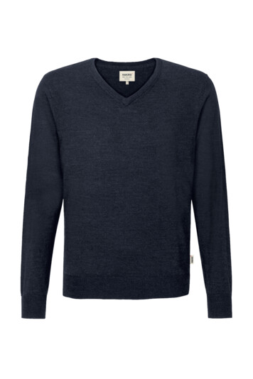 HAKRO V-Pullover Merino-Wool